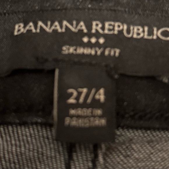 Banana Republic Women's Black Straight Leg Jeans - Picture 6 of 7